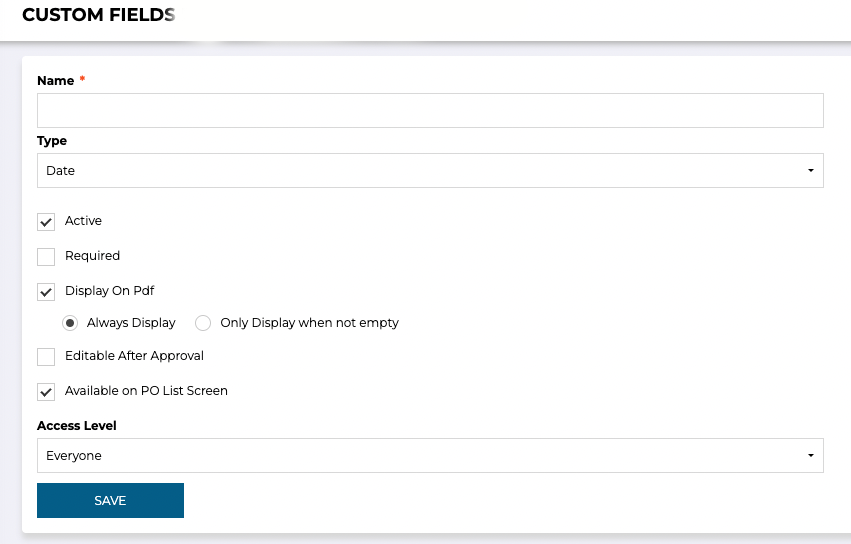 How do I Add or Edit Custom Fields?